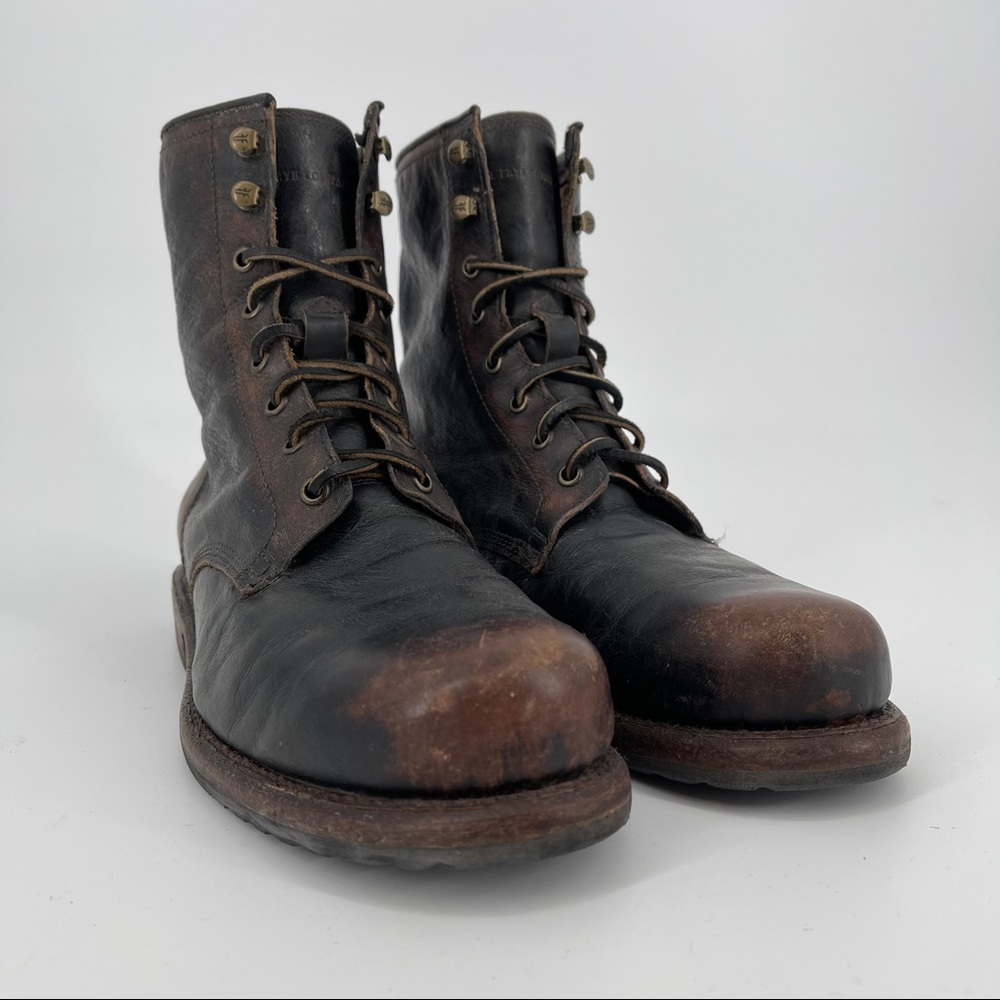 Frye Tyler Lace Up leather boots size 9.5 D